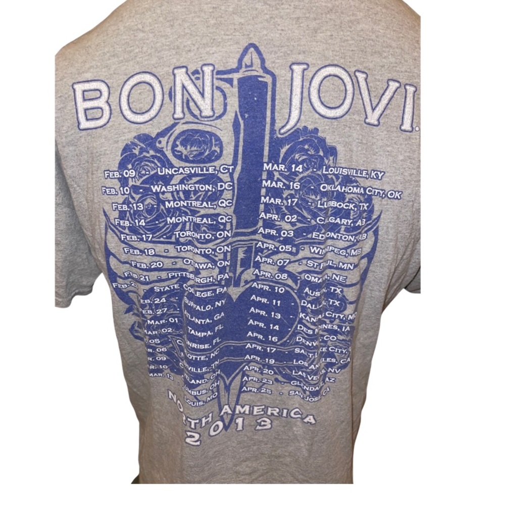 Bon Jovi World Tour T-Shirt: What About Now Concert Merch: Adult XL